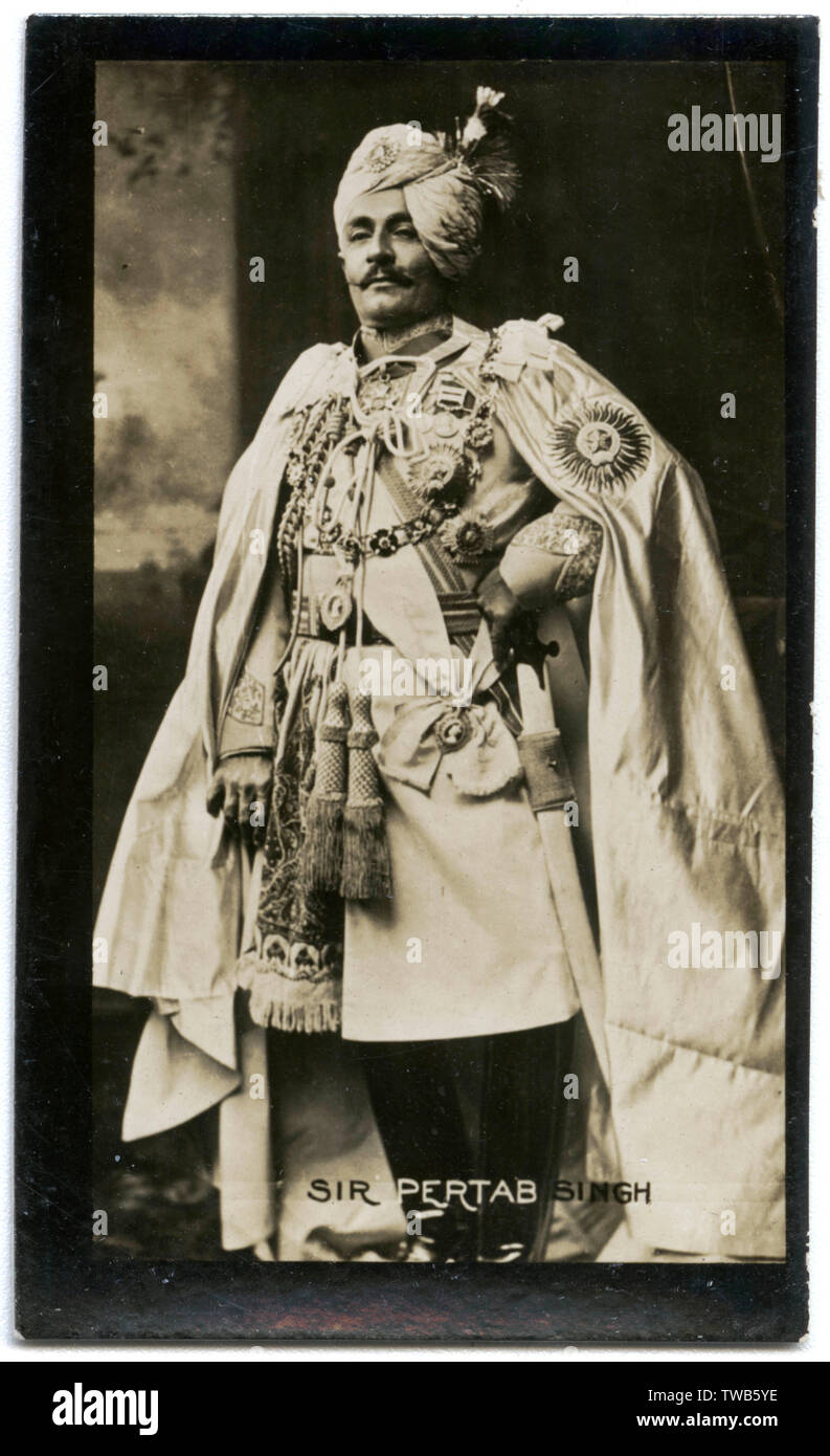 Sir Pertab (Pratap) Singh, Maharaja von Idar, indischer Herrscher Stockfoto