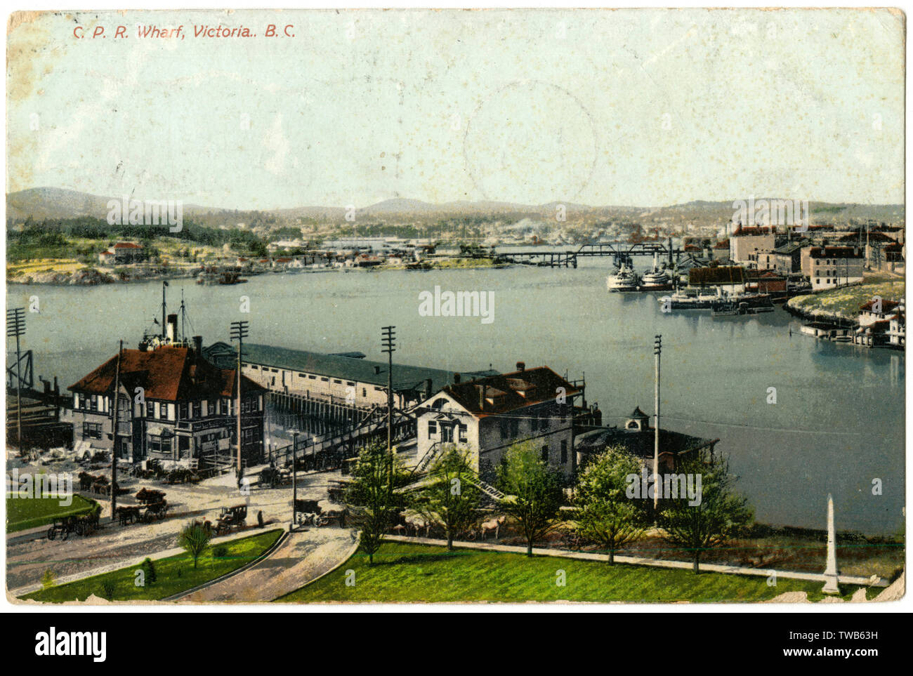 CPR Wharf, Victoria, British Columbia, Kanada Stockfoto CPR Wharf, Victoria, British Columbia, Kanada Stockfoto