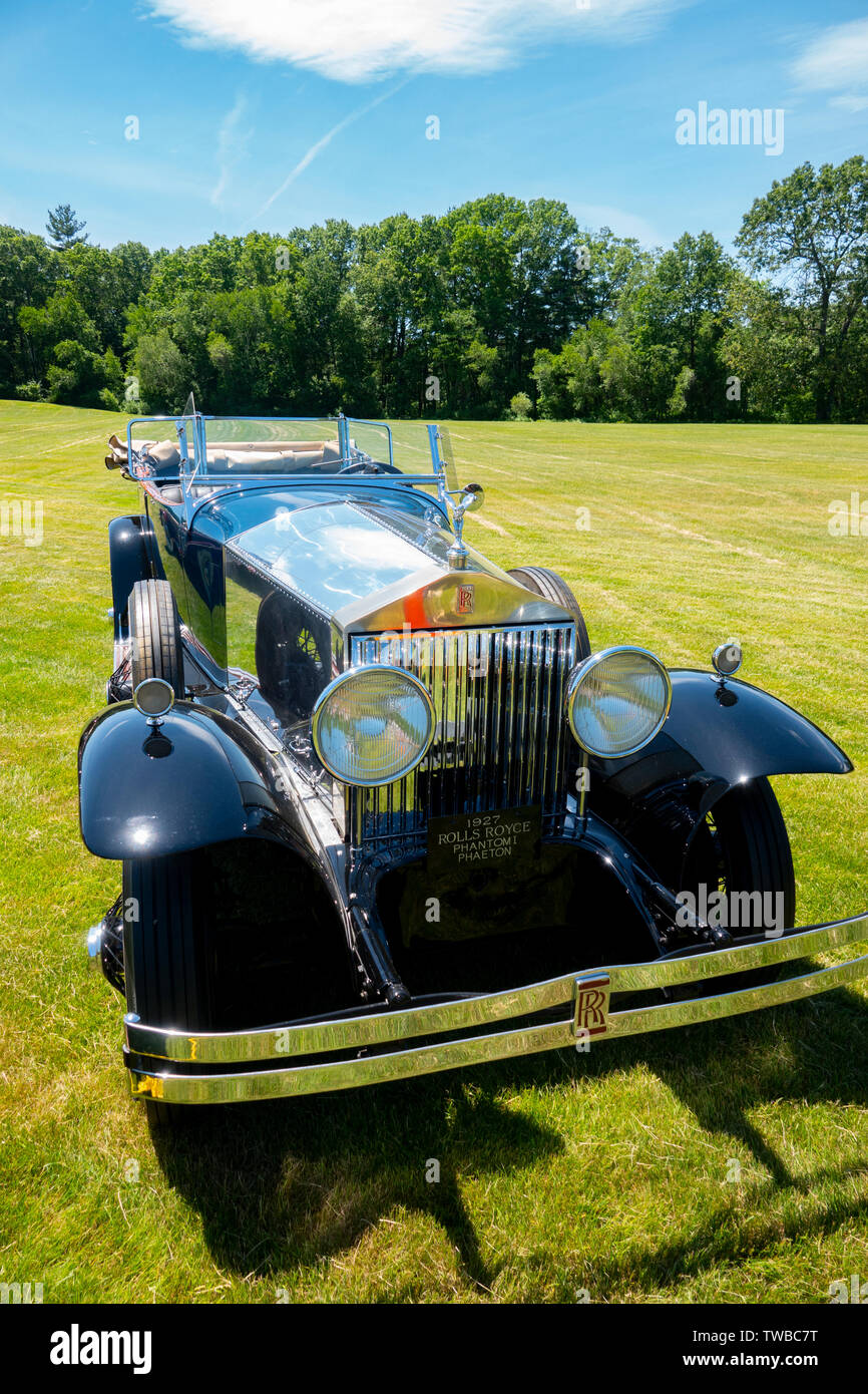 1927 Rolls Royce Phantom 1 Phaeton classic Oldtimer historischen Automobilen Stockfoto