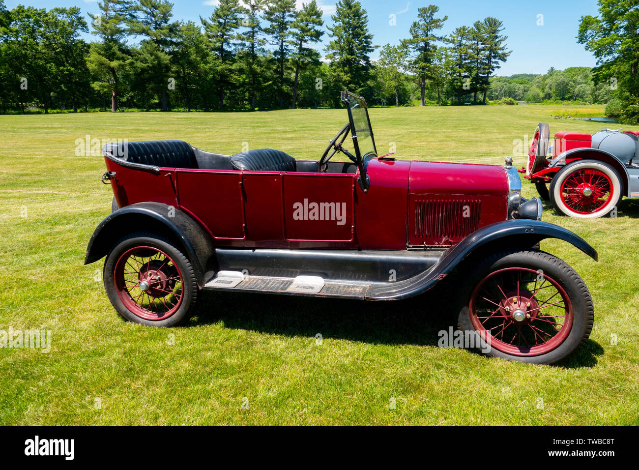 USA Automobile auto Ford Modell T ca. 1925 Rote Auto Stockfoto