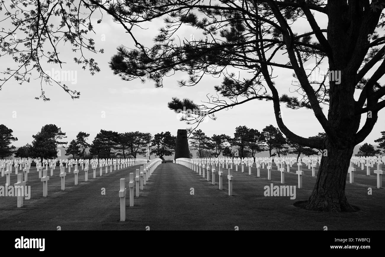 Amerikanische Soldatenfriedhof 3b Stockfoto