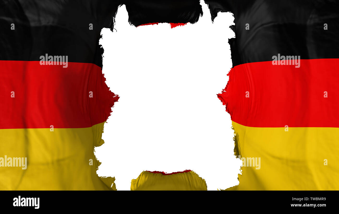 Rip-Deutschland Flying flag Stockfoto