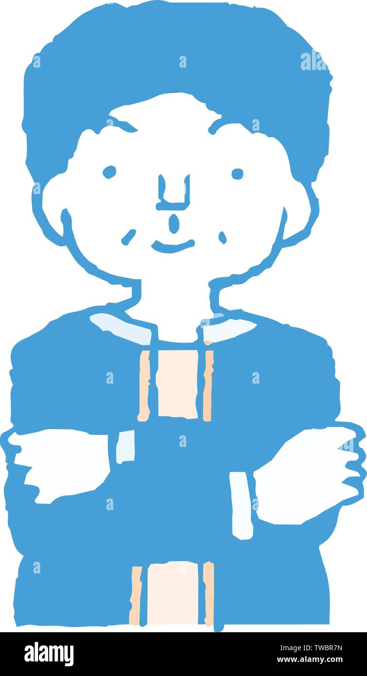 Dies ist ein anschauliches Beispiel für die Illustration der Männer unterschiedlichen Alters. Stock Vektor