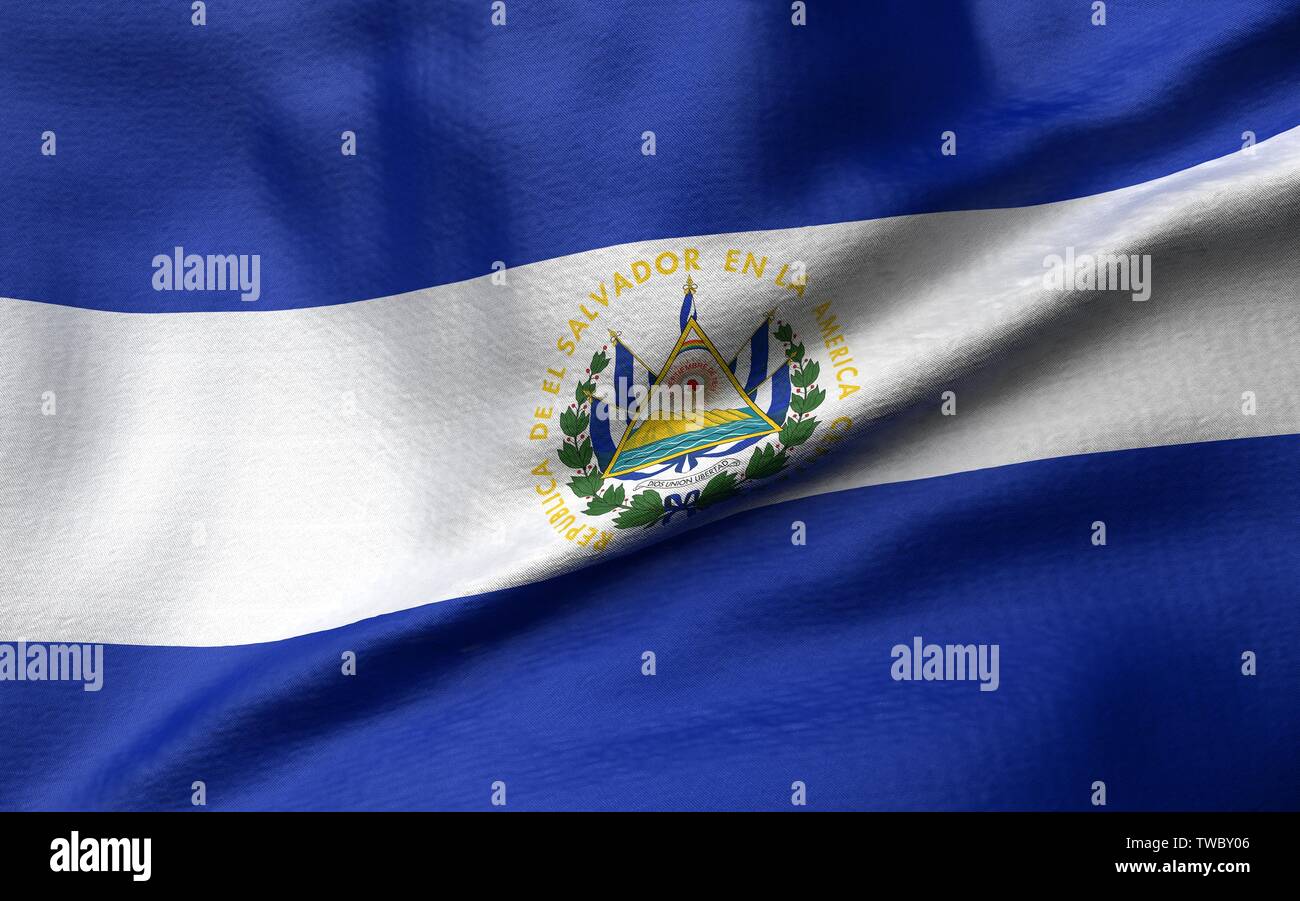 El salvador flag -Fotos und -Bildmaterial in hoher Auflösung