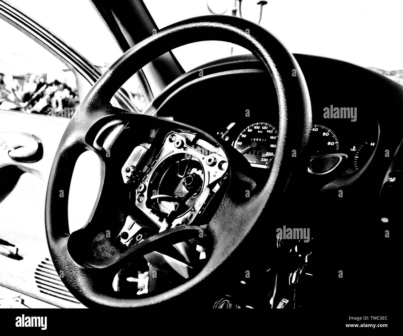 Armaturenbrett Stockfoto