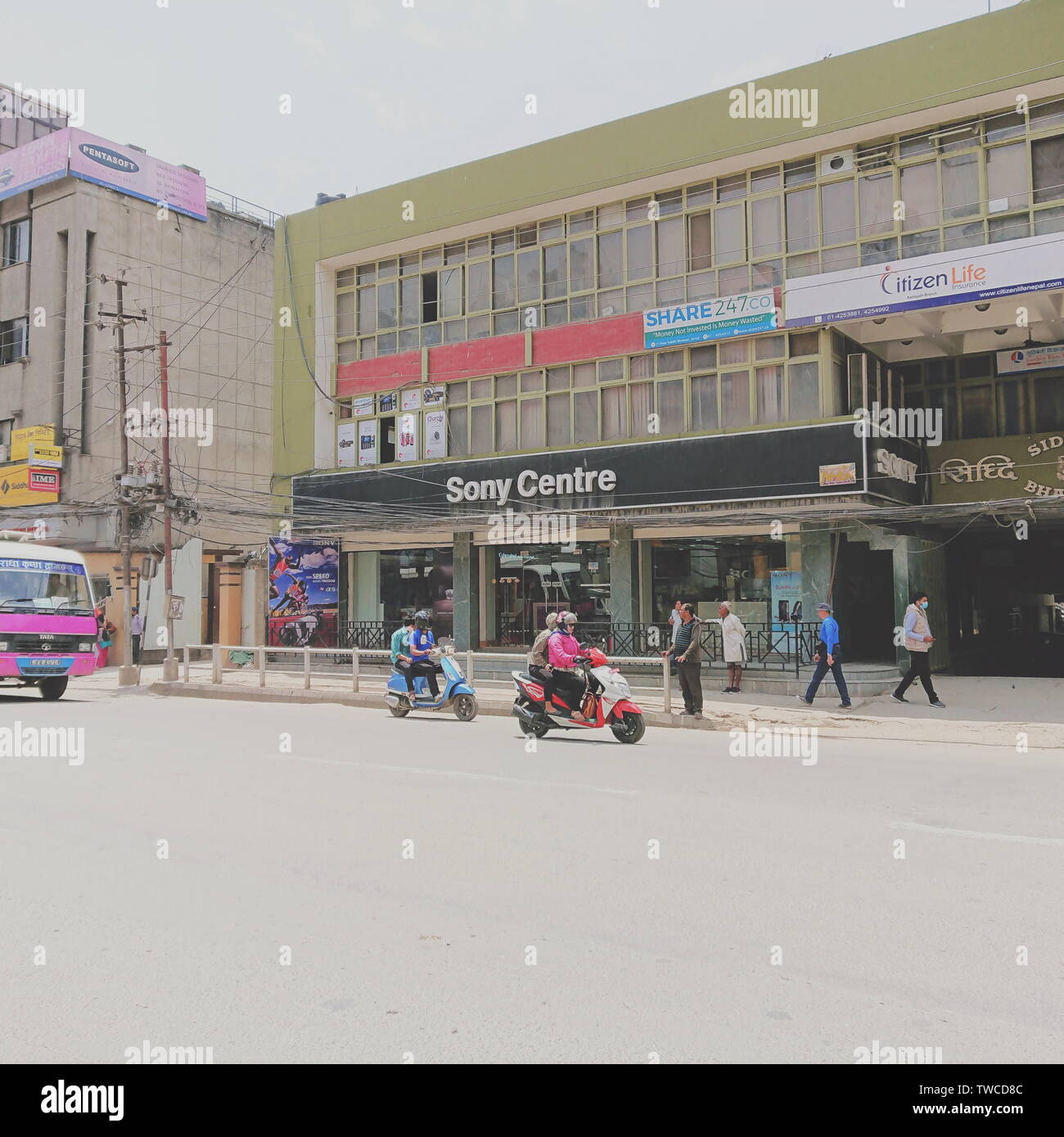 Fox's Weg zur Fotografie. Stockfoto