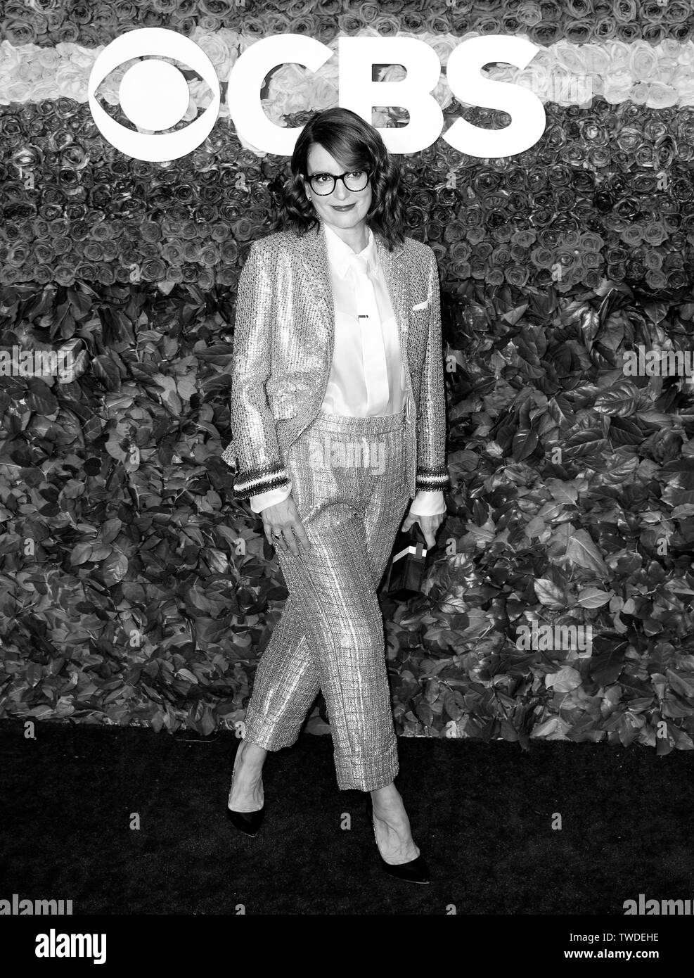 New York, NY - Juni 09, 2019: Tina Fey nimmt an der 73. jährlichen Tony Awards in der Radio City Music Hall Stockfoto