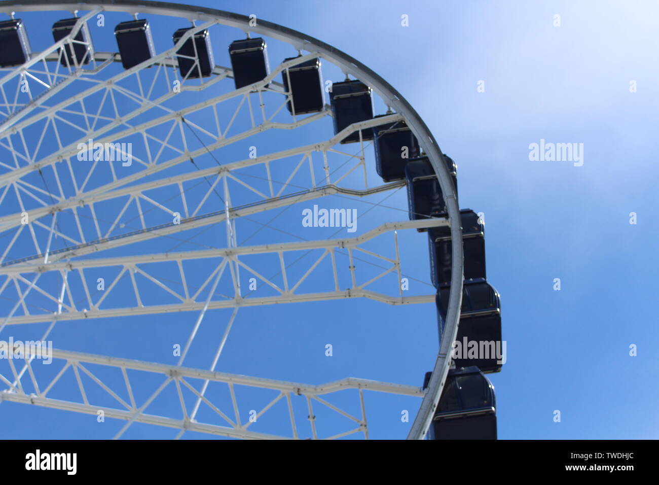 Riesenrad am Navy Pier Stockfoto