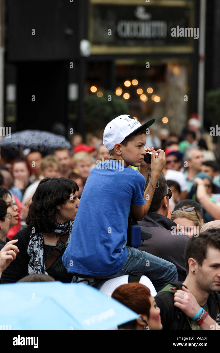 Stolz in London Parade 2014 in London, England Stockfoto