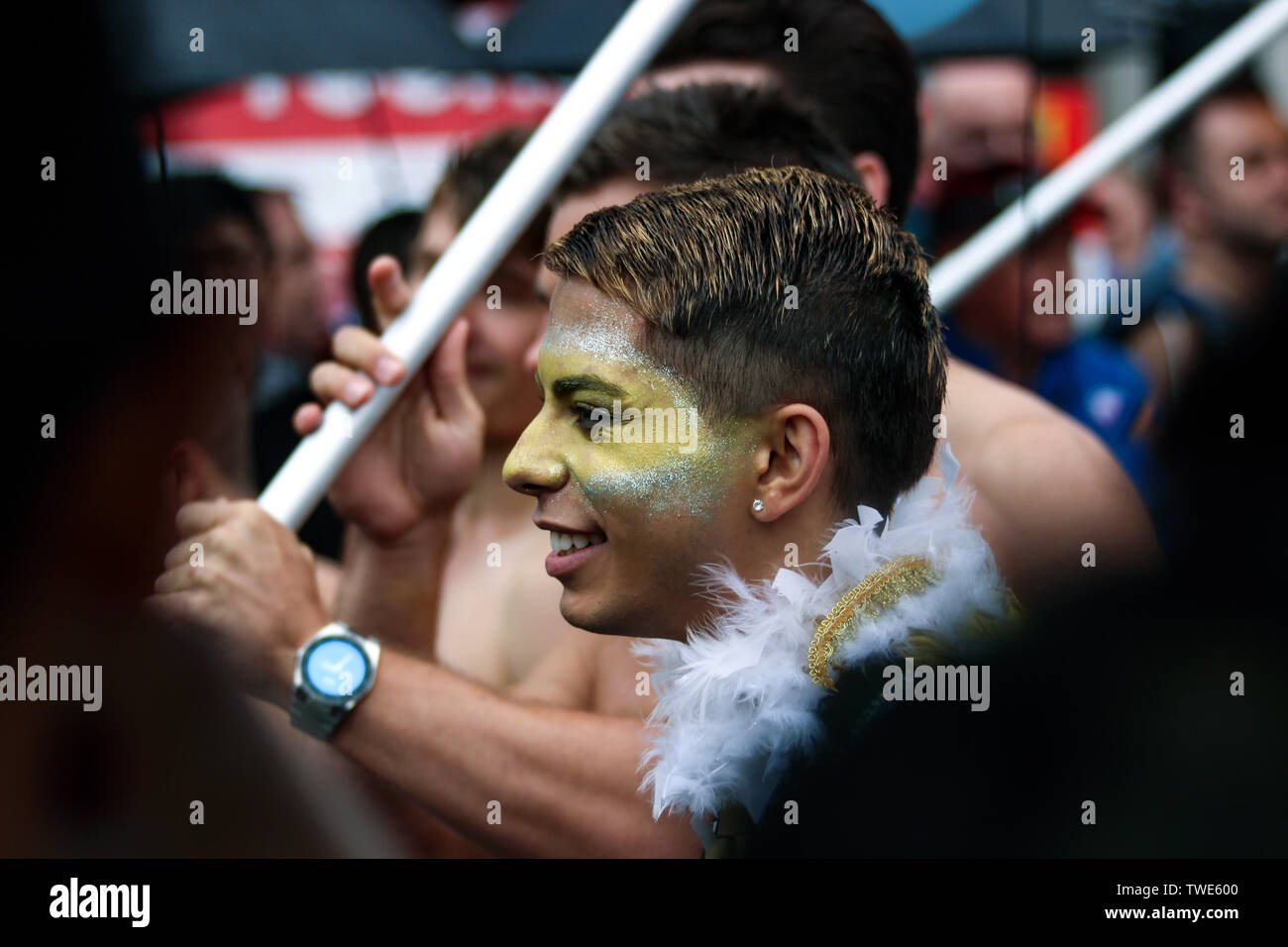 Stolz in London Parade 2014 in London, England Stockfoto
