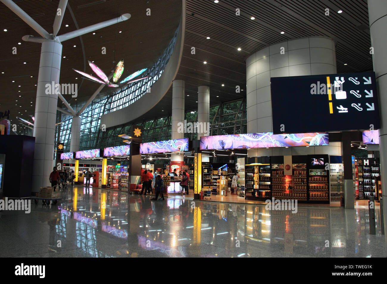 Innenräume eines Einkaufszentrums, Malaysia Stockfoto