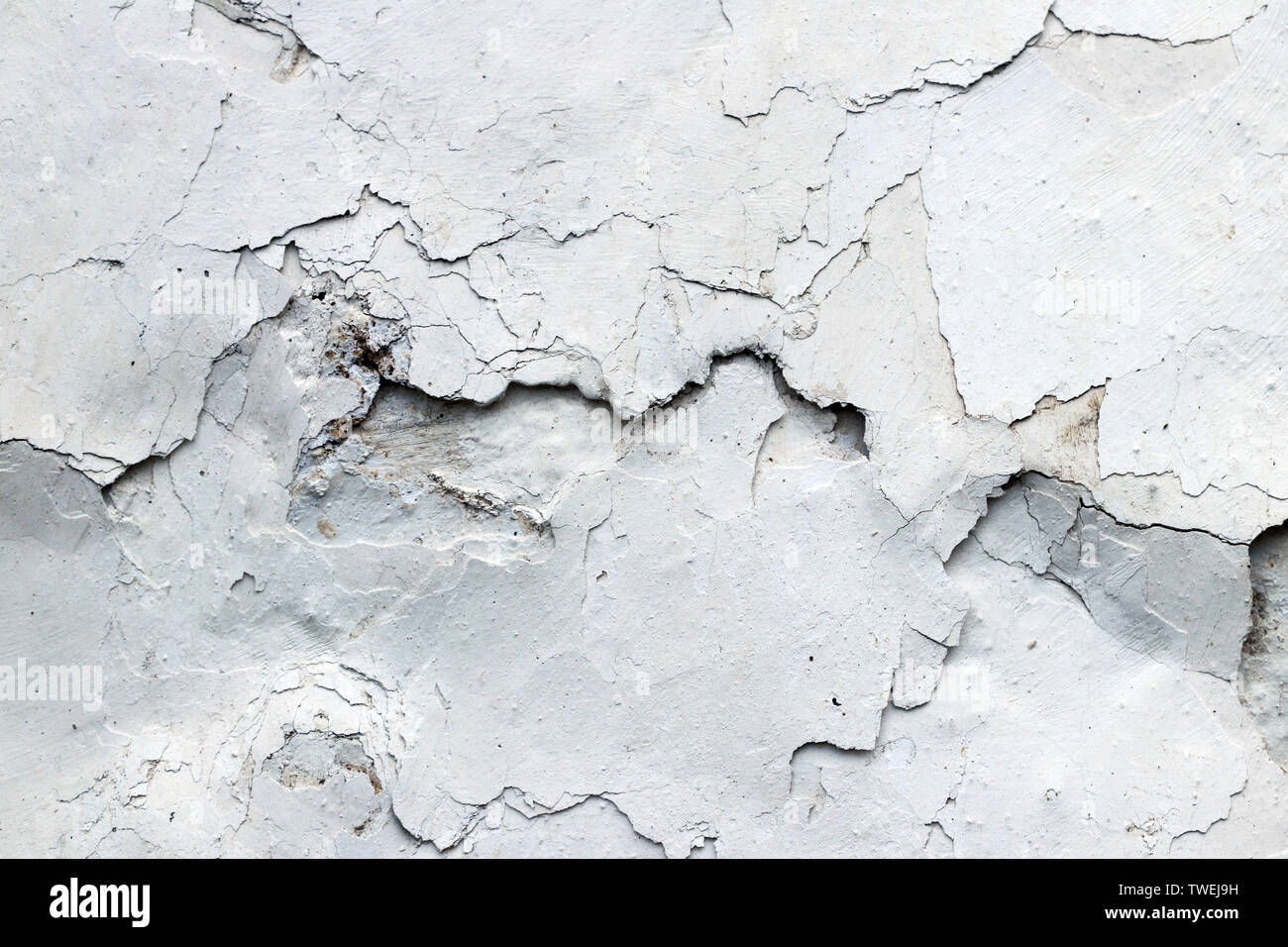 Feine Risse im Putz-Compound Riss - grunge Textur Stockfoto