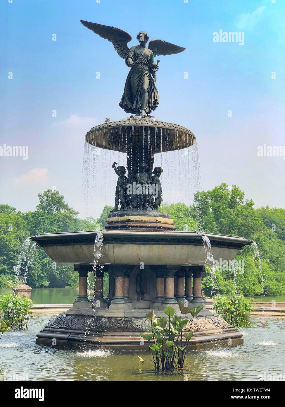 Bethesda Fountain, Central Park, New York City, New York, USA Stockfoto