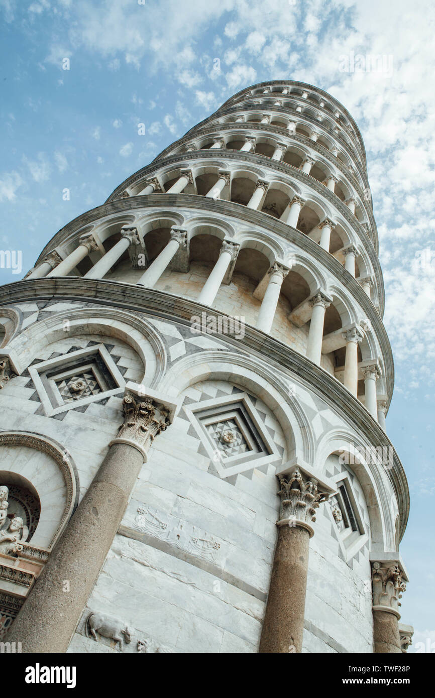 Schiefe Turm von Pisa Stockfoto