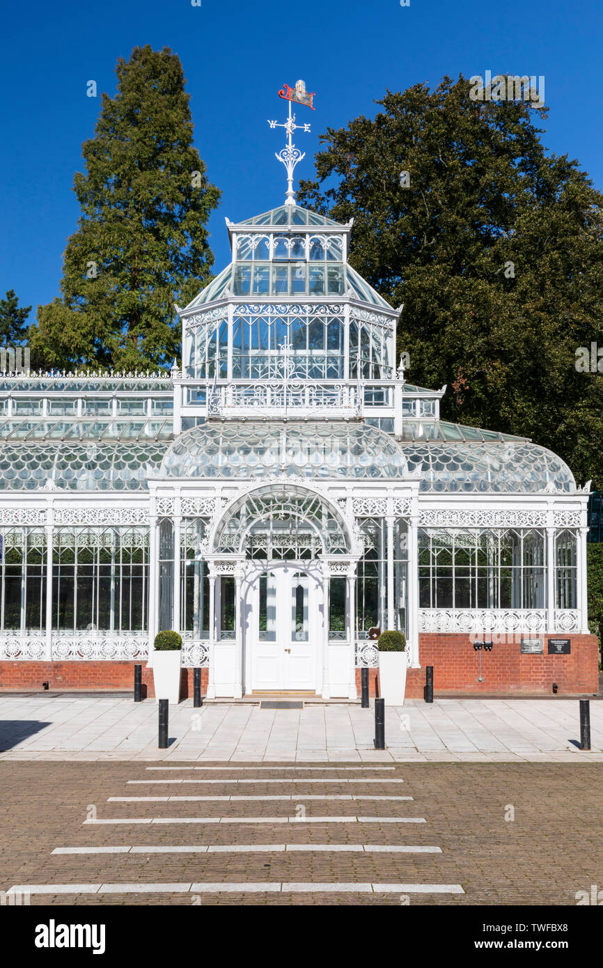 Die viktorianischen Wintergarten an der Horniman Museum. Stockfoto