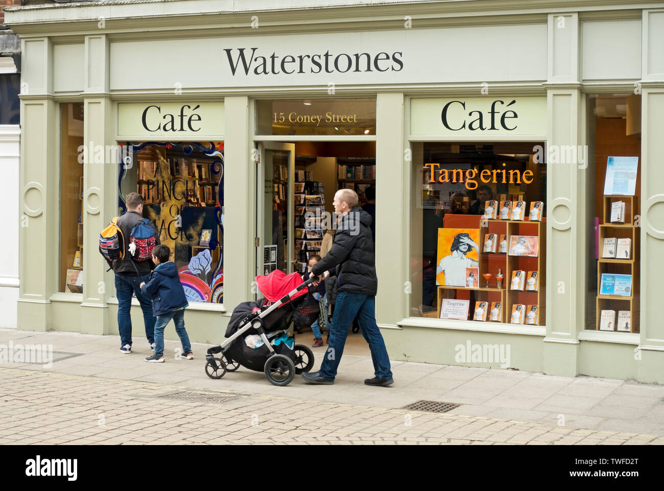 Waterstones Buchhandlung. Stockfoto
