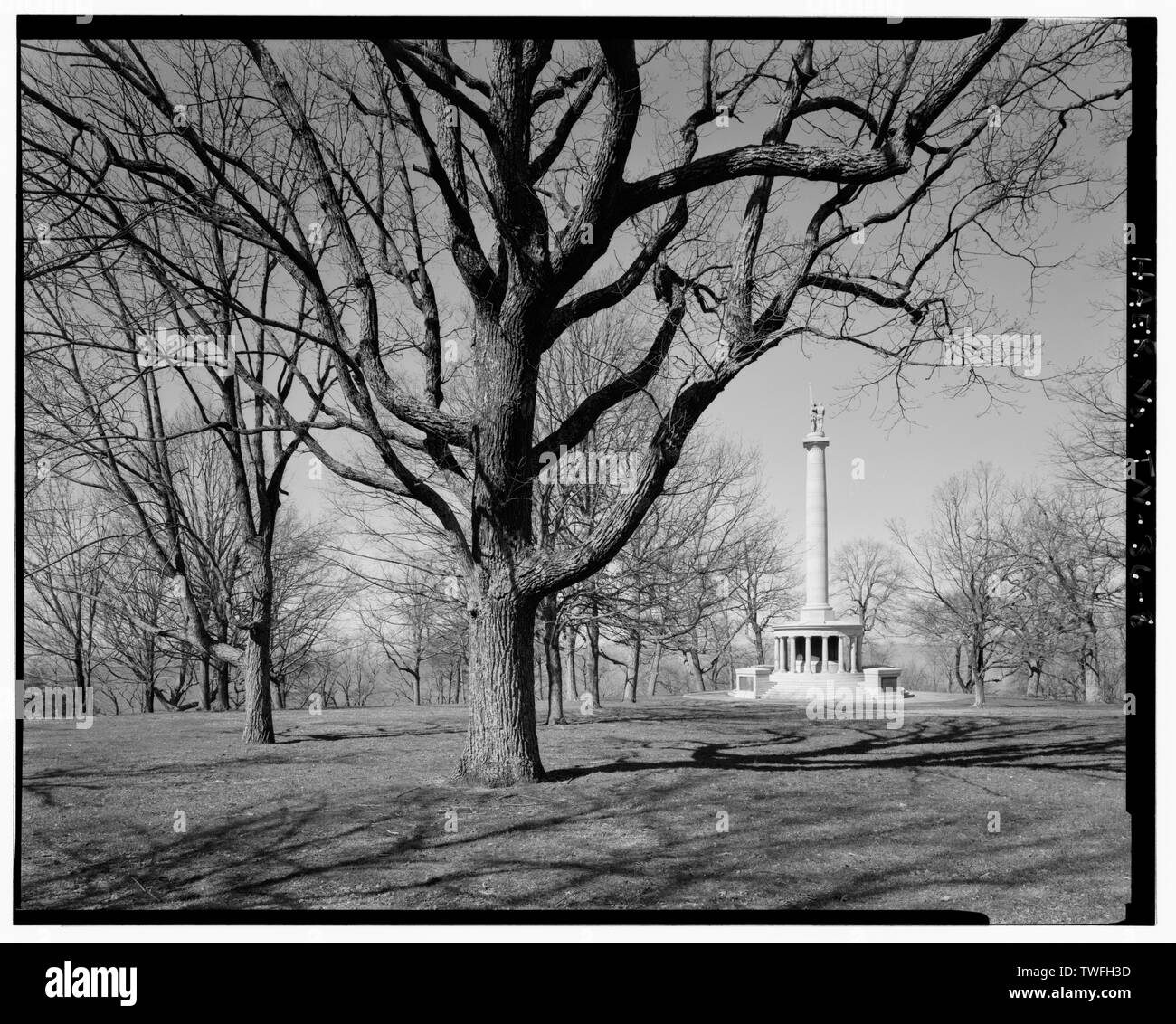 POINT PARK, NEW YORK DENKMAL. Ansicht: 5-15. - Chattanooga National Military Park Tour Straßen, Chattanooga, Hamilton County, TN; US-Krieg; National Park Service; Davis, Tim, Historiker; Brooks, Peter, Feld team Projektleiter; Croteau, Todd, Projektleiter; Junge, Kelly, Sender Stockfoto