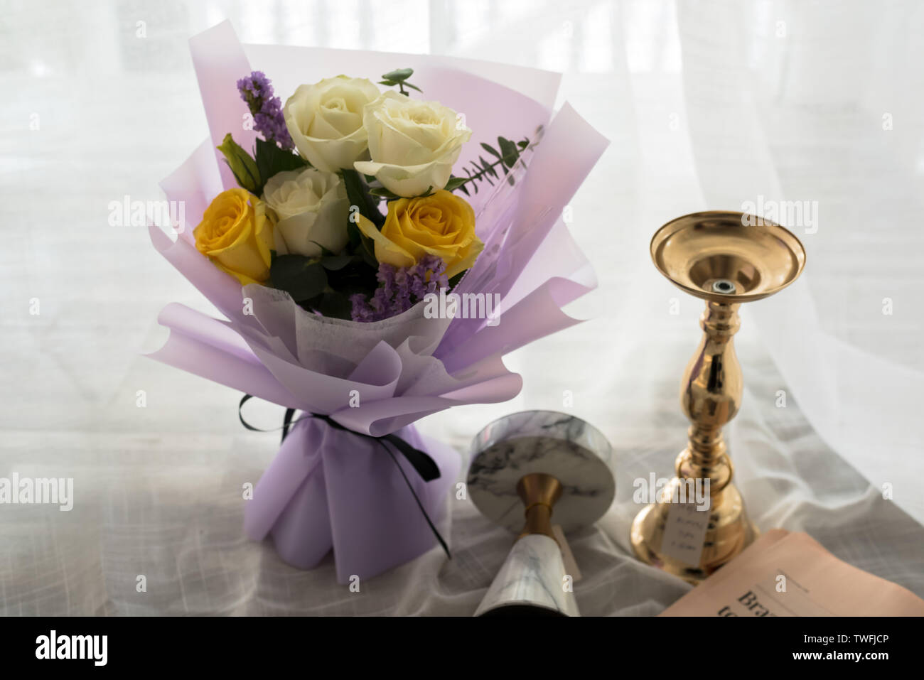 2019.03.07 bei der Arbeit gefilmt. Stockfoto