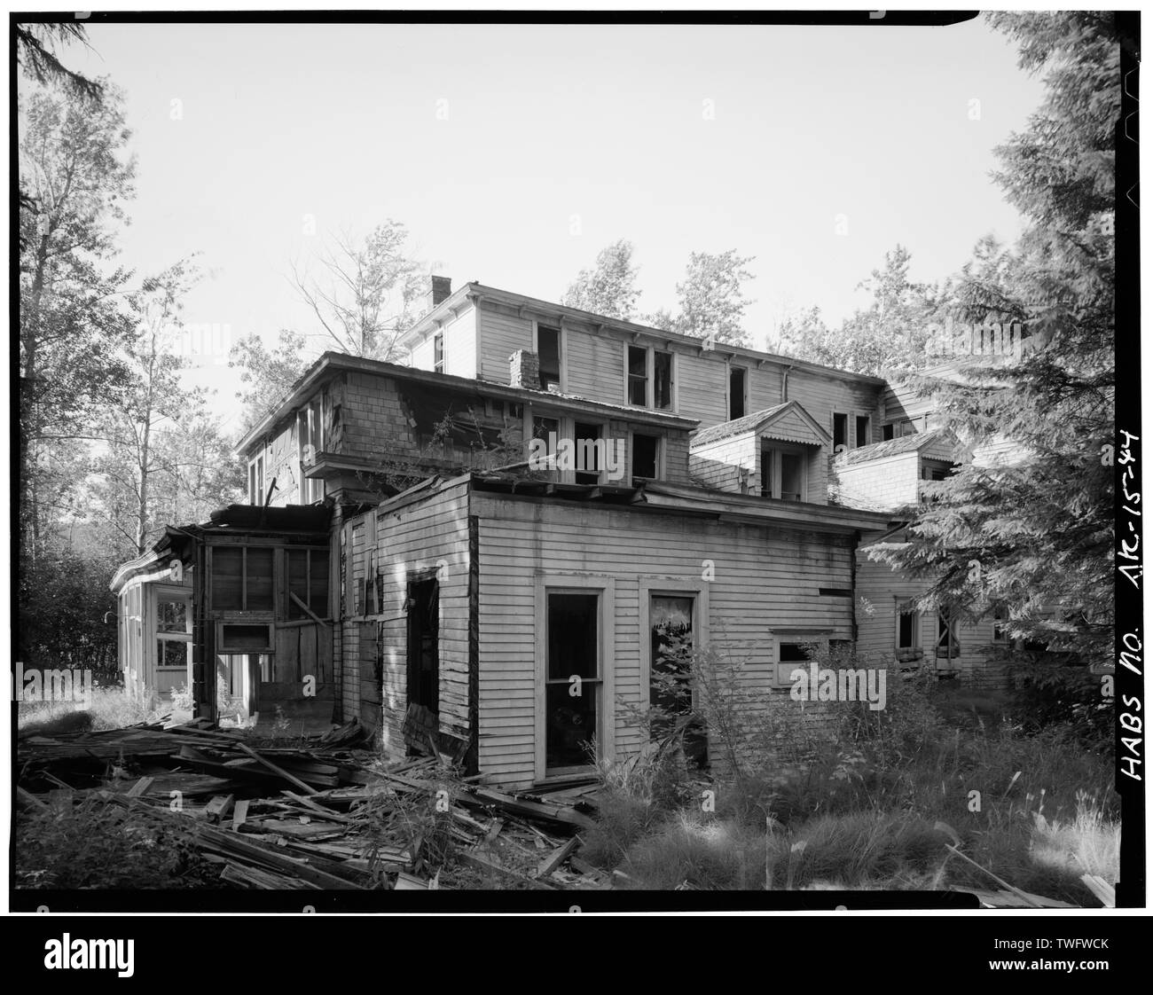 PULLEN HOUSE INN (18 ((), Blick nach Westen - Stadt von Skagway, Skagway, Skagway-Hoonah - angoon Volkszählung, AK Stockfoto