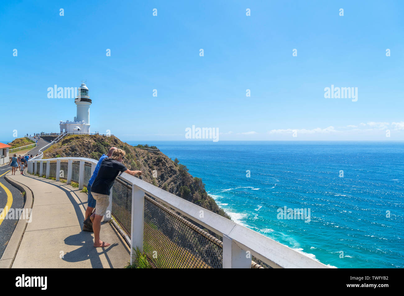 Straße bis zum Cape Byron Lighthouse, Cape Byron, Conservation Park, Byron Bay, New South Wales, Australien Stockfoto