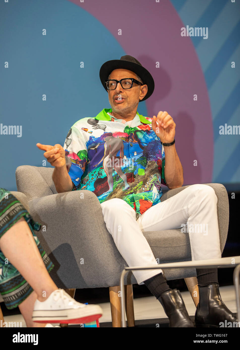 Cannes, Frankreich, 20. Juni 2019, Jeff Goldblum, (Jeffrey Lynn Goldblum amerikanischer Schauspieler und Musiker) Cannes Lions Festival - Internationales Festival der Kreativität © ifnm/Alamy leben Nachrichten Stockfoto