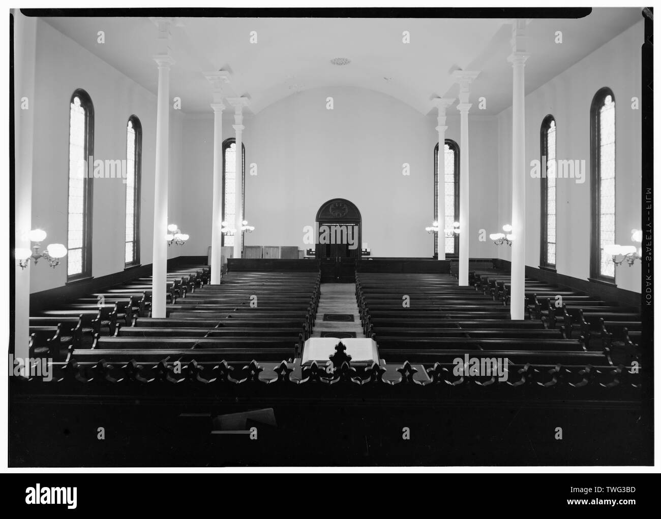 - Presbyterianische Kirche, Pionier und Elm Straßen, Otsego County, Cooperstown, Otsego County, NY Stockfoto