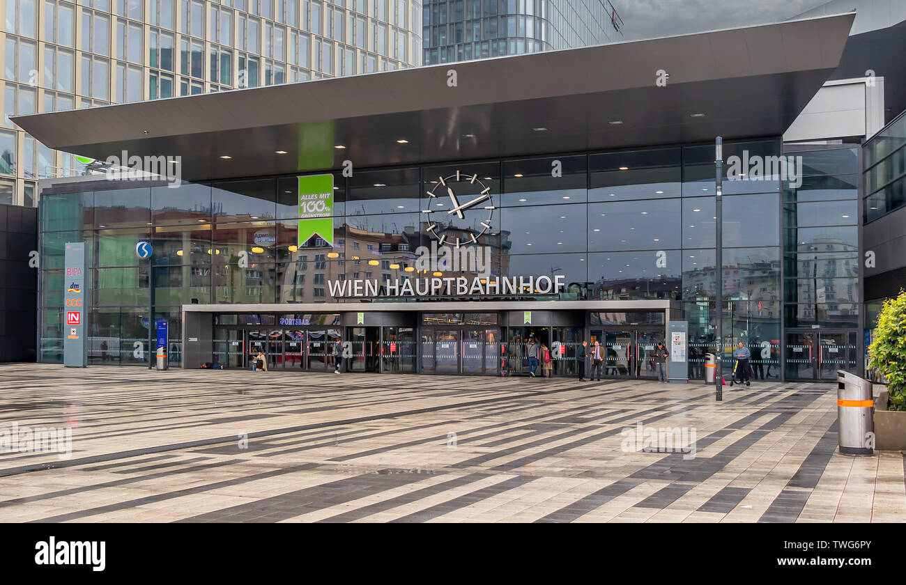 Hauptbahnhof Wien (Wien Hauptbahnhof) Österreichische Bundesbahnen (ÖBB