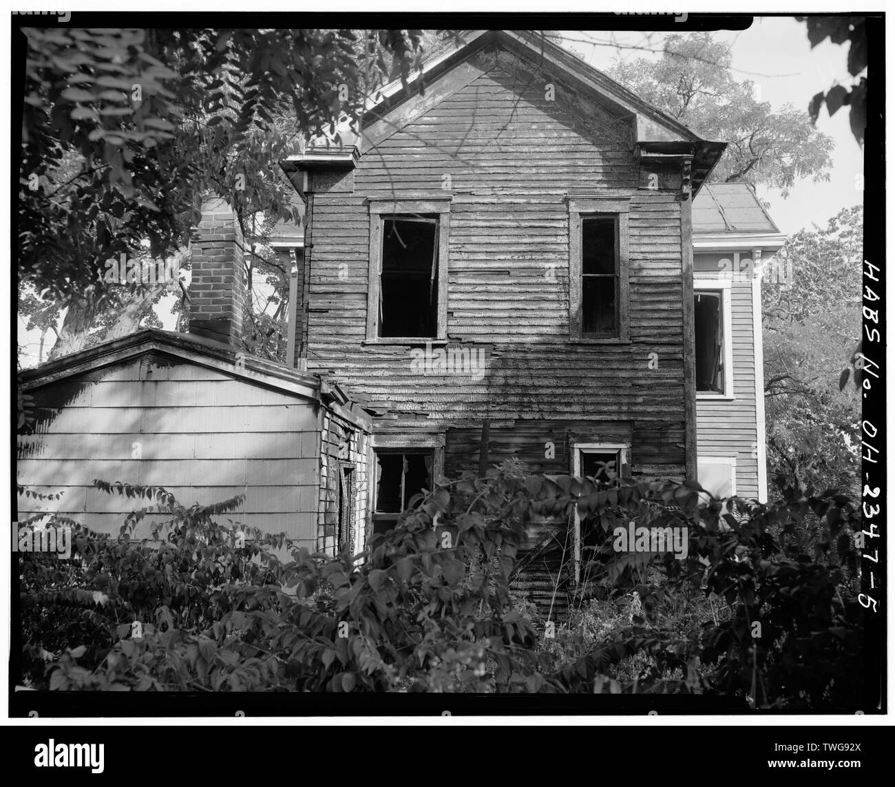 Hinten (WEST) Ende, nach Osten - 2801 Park Avenue (Haus), Cincinnati, Hamilton County, OH Stockfoto