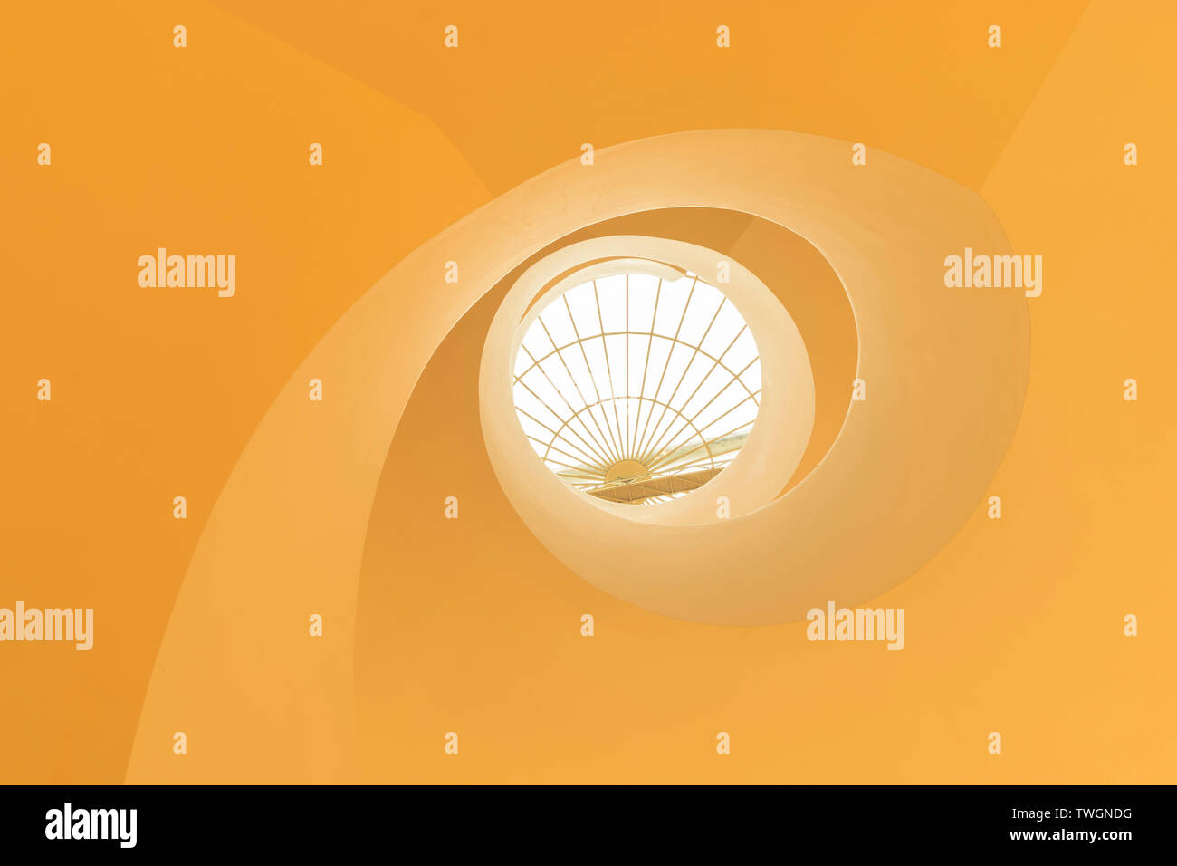 Spin die Treppe. Stockfoto