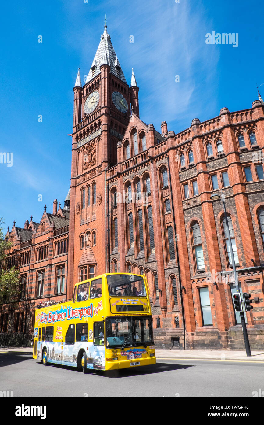 Der Universität Liverpool, Student, Studenten, Fakultäten, Bildung, Liverpool, Stadt, Norden, Norden, Merseyside, England, Englisch, GB, Großbritannien, England, UK, Europa Stockfoto