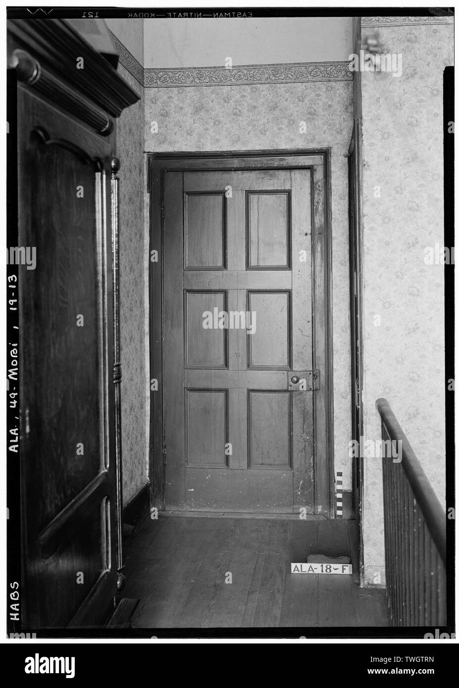 Historischer amerikanischer Gebäude Umfrage E. W. Russell, Fotograf, Juli 16, 1936, zweite Geschichte - John S. Gliddon House, 400 Saint Anthony Street, Mobile, Mobile County, AL Stockfoto