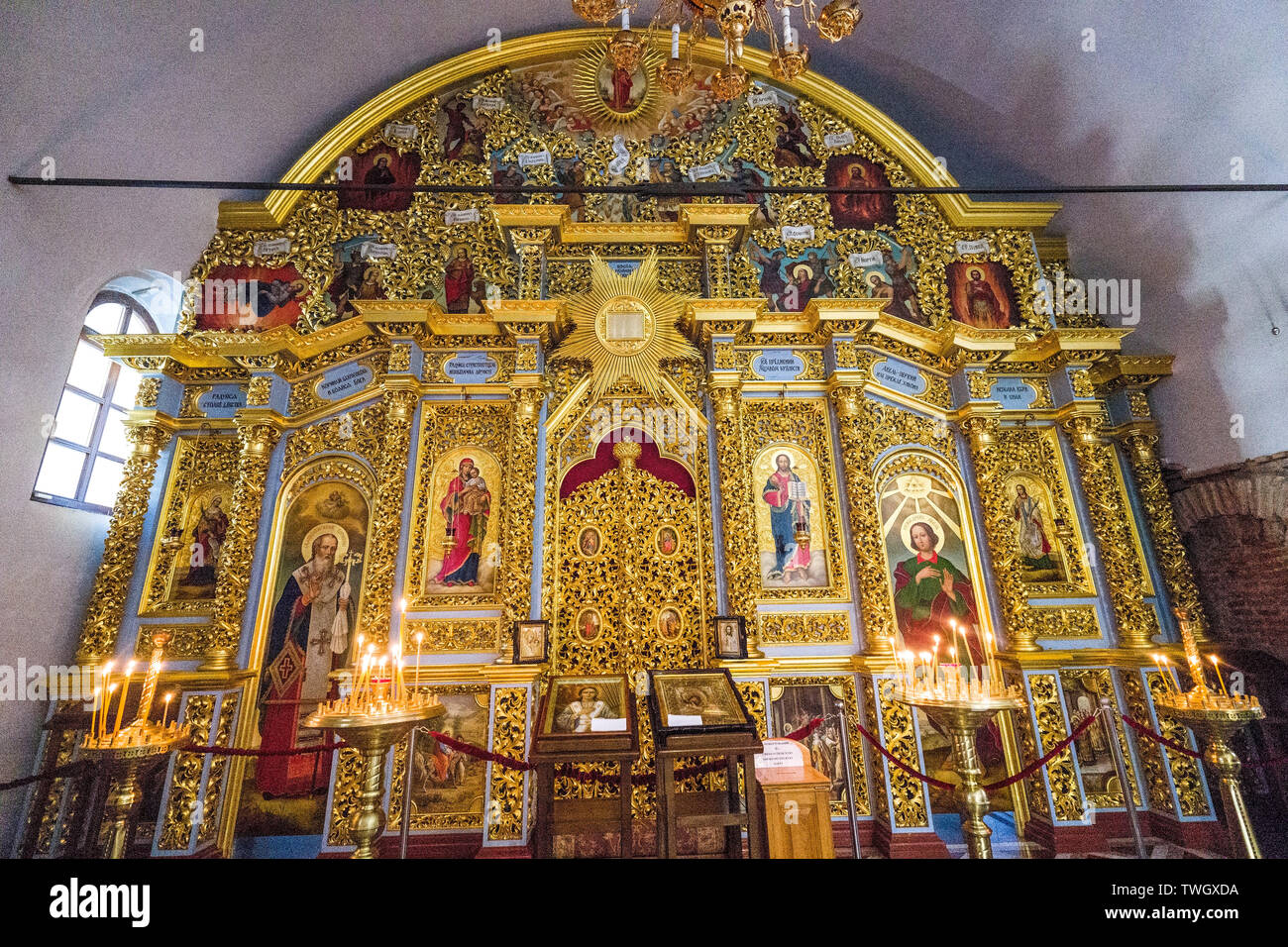 Pechersk Lavra (Höhlen Kloster), Kiew, Ukraine. Stockfoto