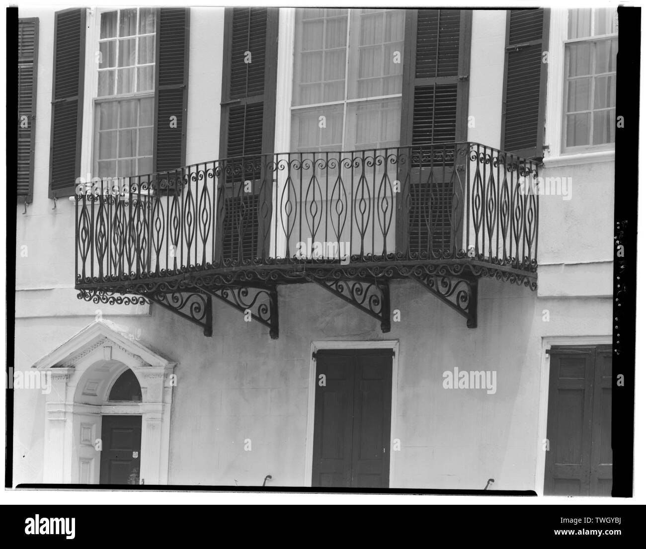 - Ralph Izard House, 110 Broad Street, Charleston, Charleston County, SC; Bayless, Fotograf Stockfoto