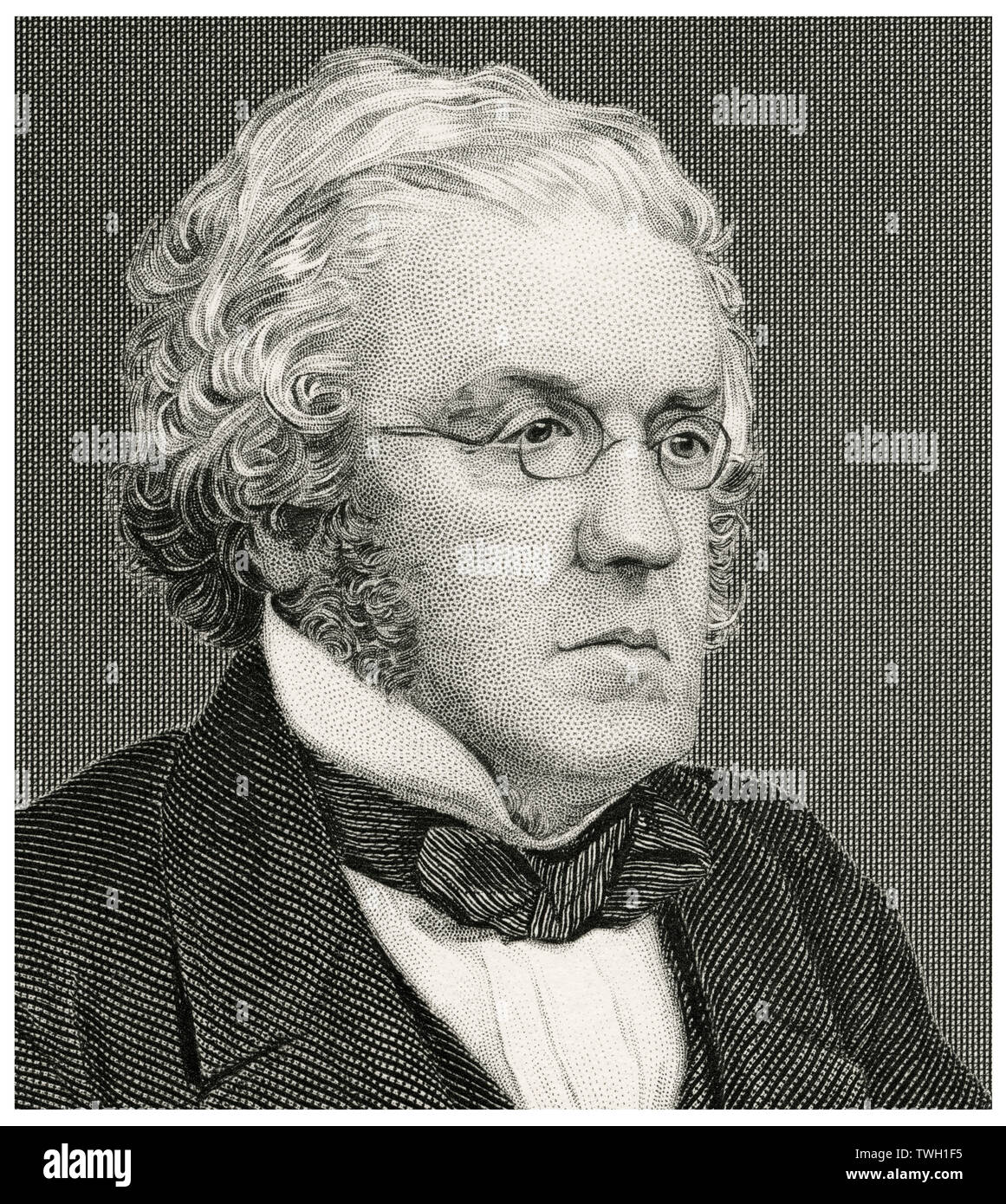 William Makepeace Thackeray (1811-63), englischer Schriftsteller, Kopf und Schultern Portrait, Stahlstich, Porträtgalerie bedeutender Männer und Frauen in Europa und Amerika durch Evert A. Duyckinck, von Henry J. Johnson, Johnson, Wilson & Company, New York, 1873 veröffentlicht. Stockfoto