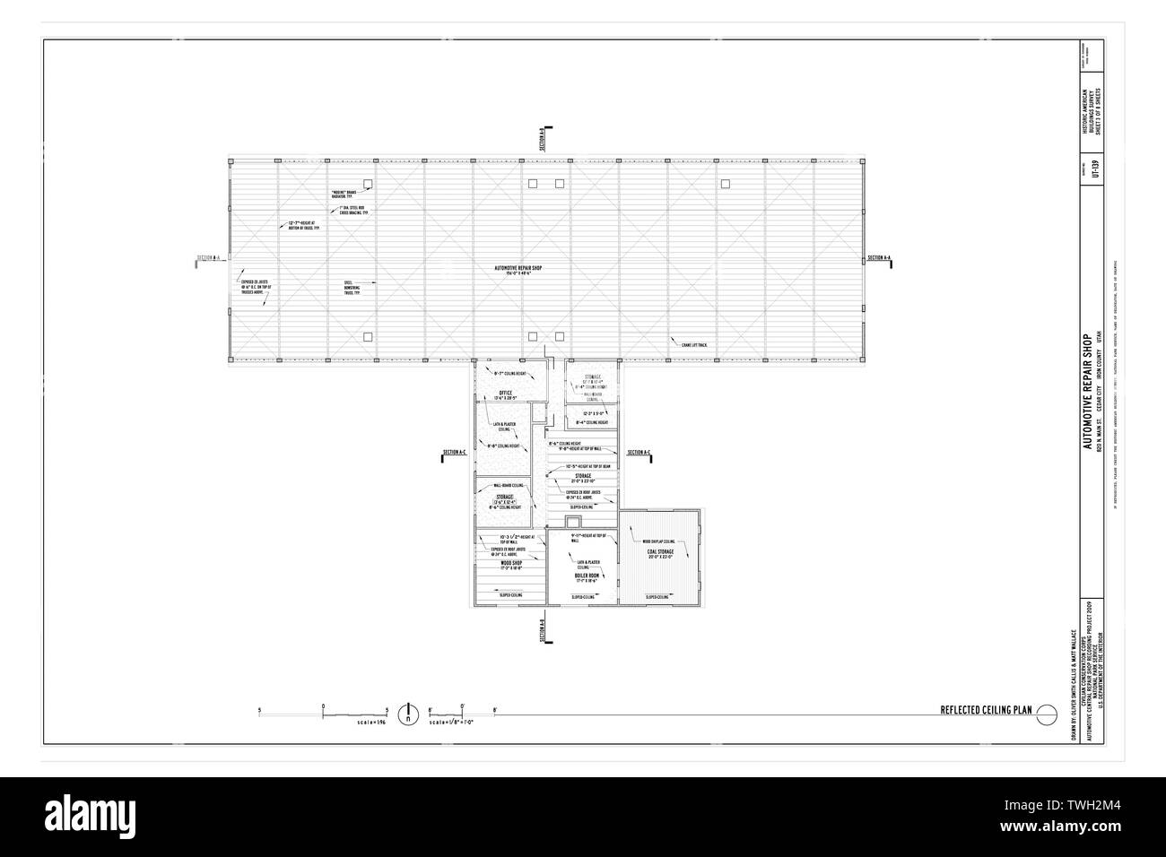 Reflected Ceiling Plan Stockfotos Reflected Ceiling Plan