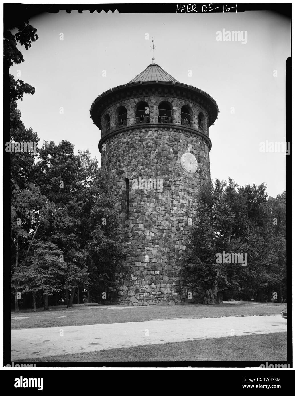 - Rockford Wasserturm, Rockford Park, Wilmington, New Castle County, DE Stockfoto