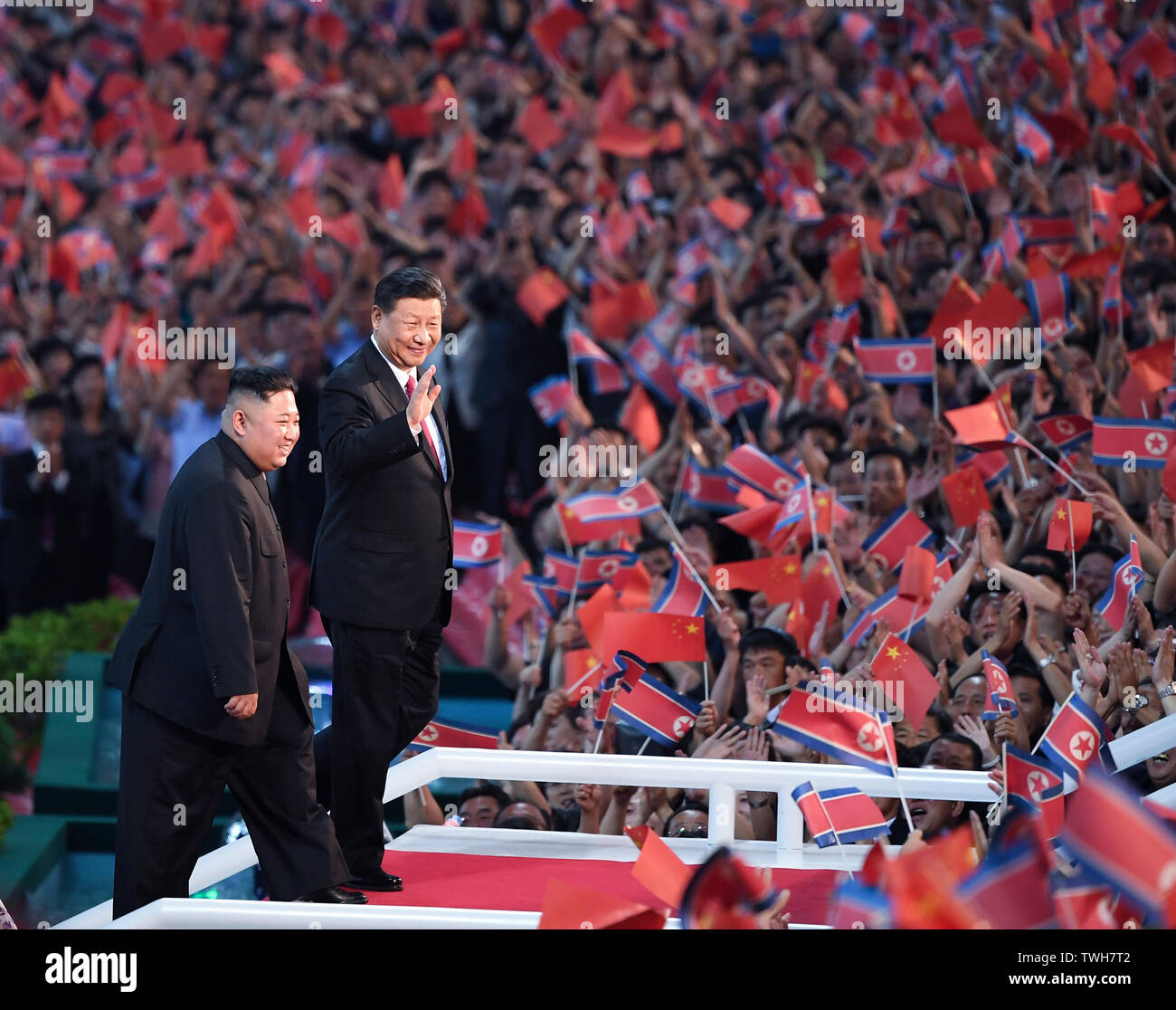 Pyongyang, Nordkorea. Juni, 2019 20. Xi Jinping, Generalsekretär des