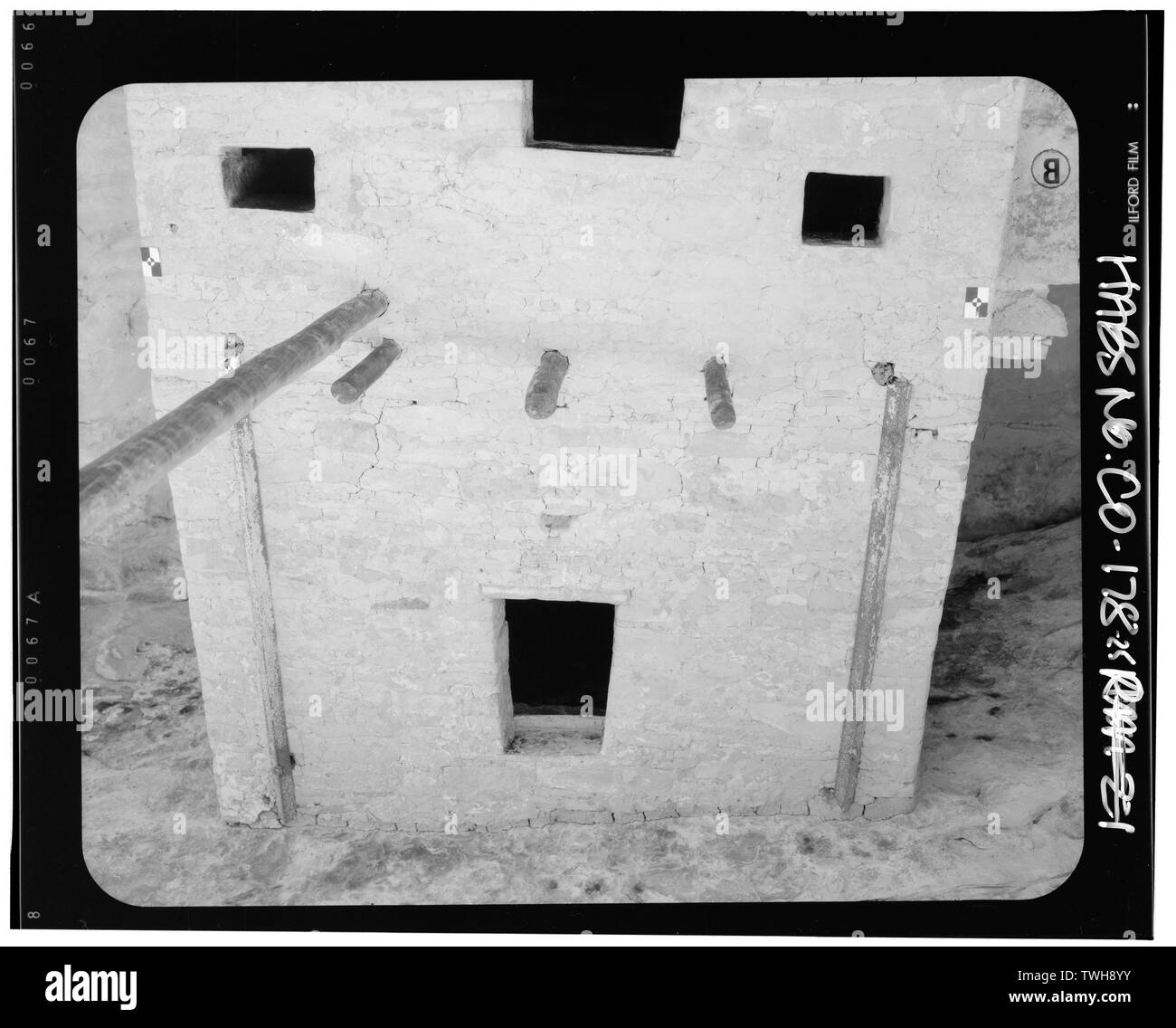Zimmer 21 - Balkon Haus, Cortez, Montezuma County, CO Stockfoto