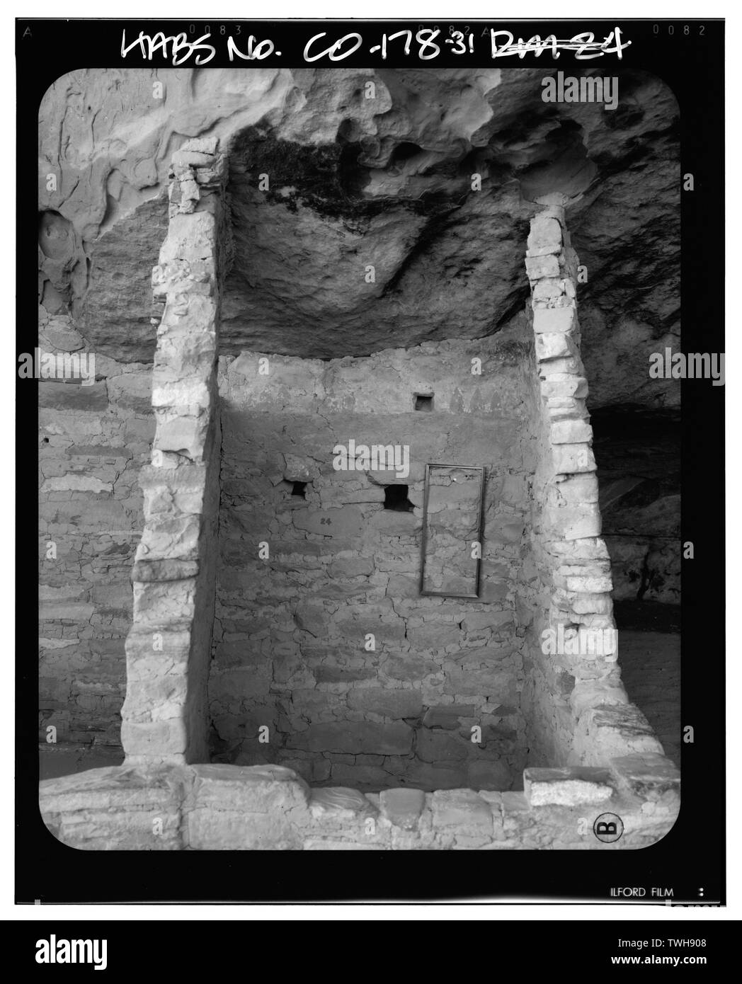 Zimmer 24 - Balkon Haus, Cortez, Montezuma County, CO Stockfoto