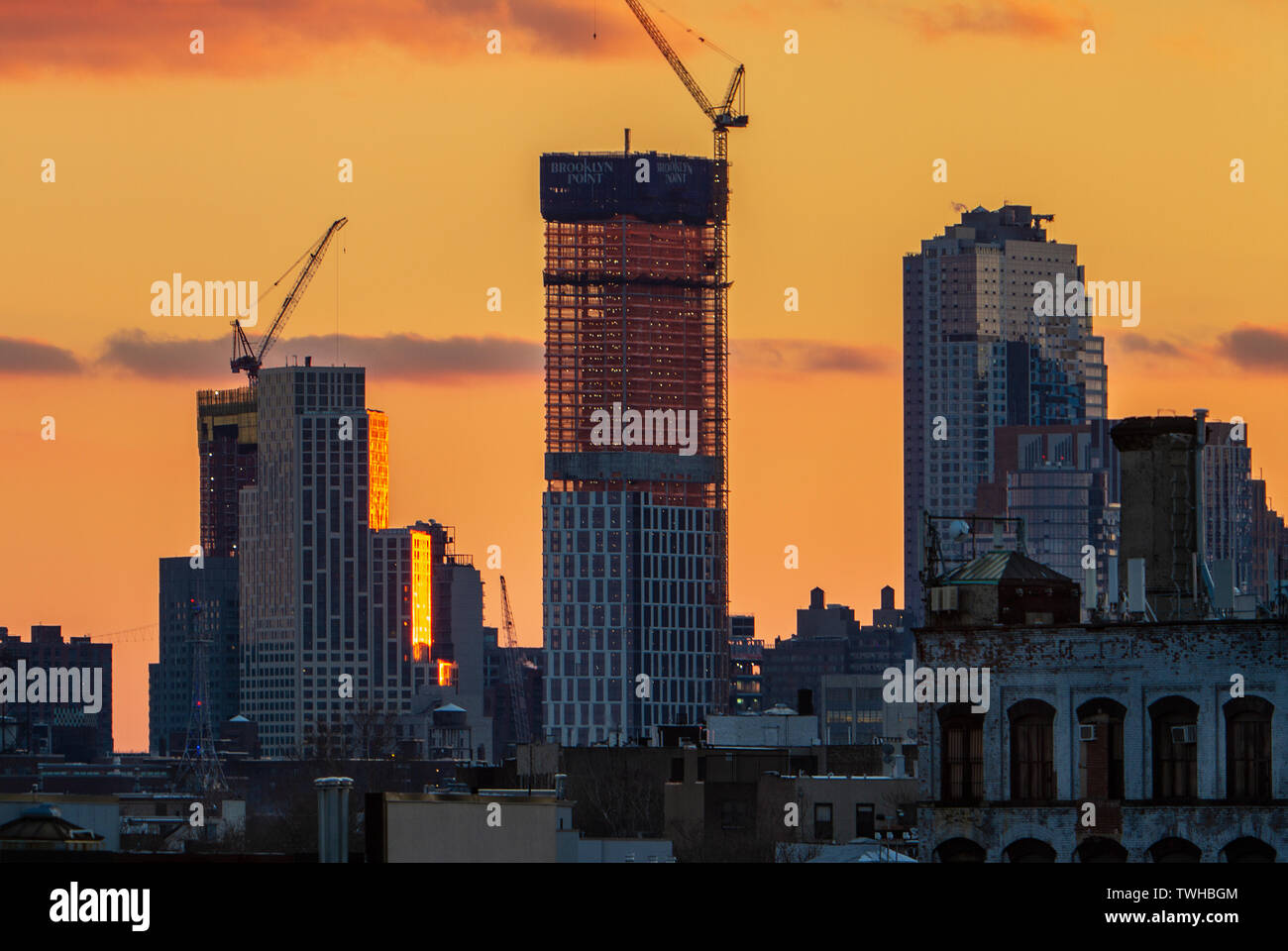 Brooklyn Punkt Gebäude in Brooklyn. New York City Stockfoto