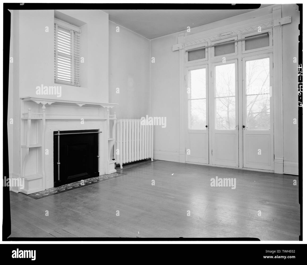 Zweite Etage Schlafzimmer (-212) Blickrichtung Nordost - Thomas Harrison House, 514 West Main Street, Richmond, Wayne County, IN Stockfoto