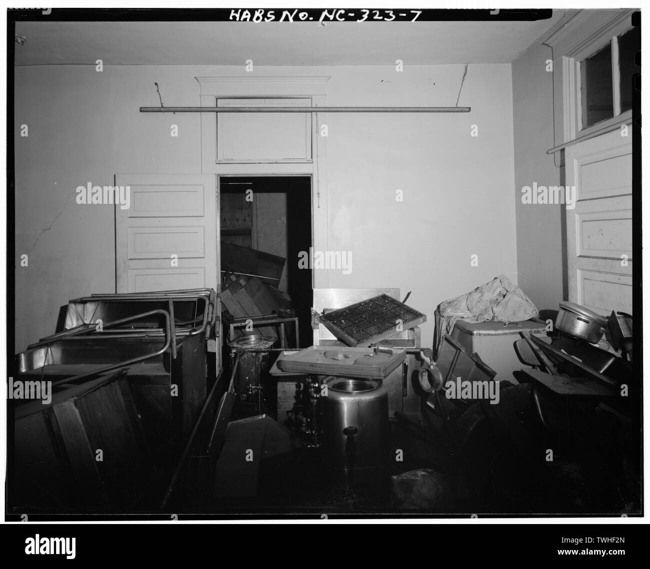 Zweite Etage mitte Zimmer - Craig's Building, 221 South Street, Wilmington Raleigh, Wake County, NC Stockfoto