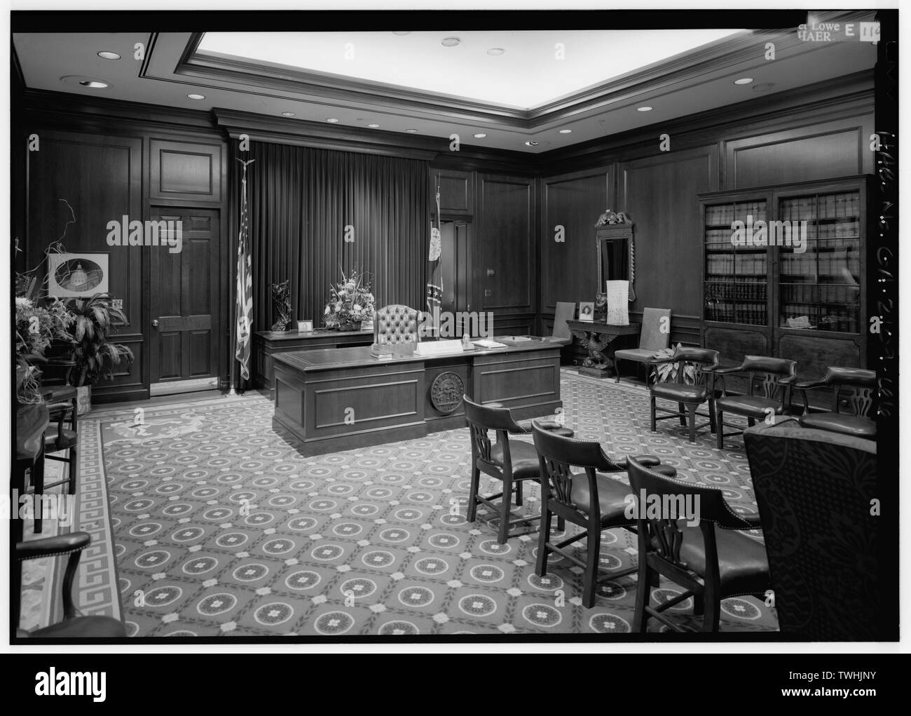 Zweite Etage, BÜRO DES REGLERS ZELL MILLER - Georgia State Capitol, Capitol  Square, Atlanta, Fulton County, GA Stockfotografie - Alamy