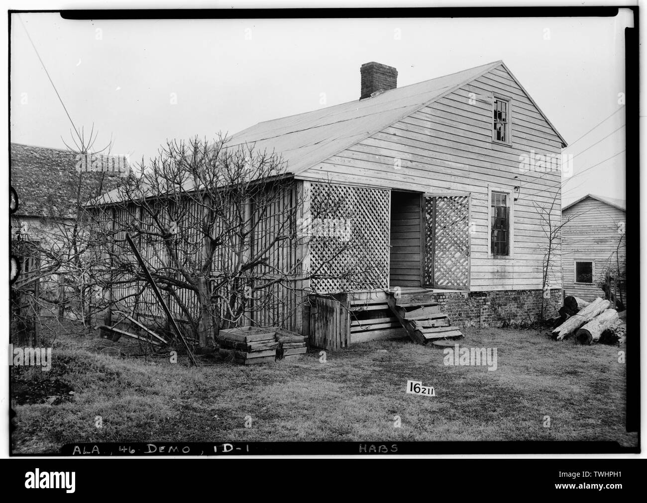 Der KNECHT VIERTEL Alex Bush, Fotograf, 2. Januar 1935. - Gaineswood, 805 South Cedar Street, Demopolis, Marengo County, AL Stockfoto