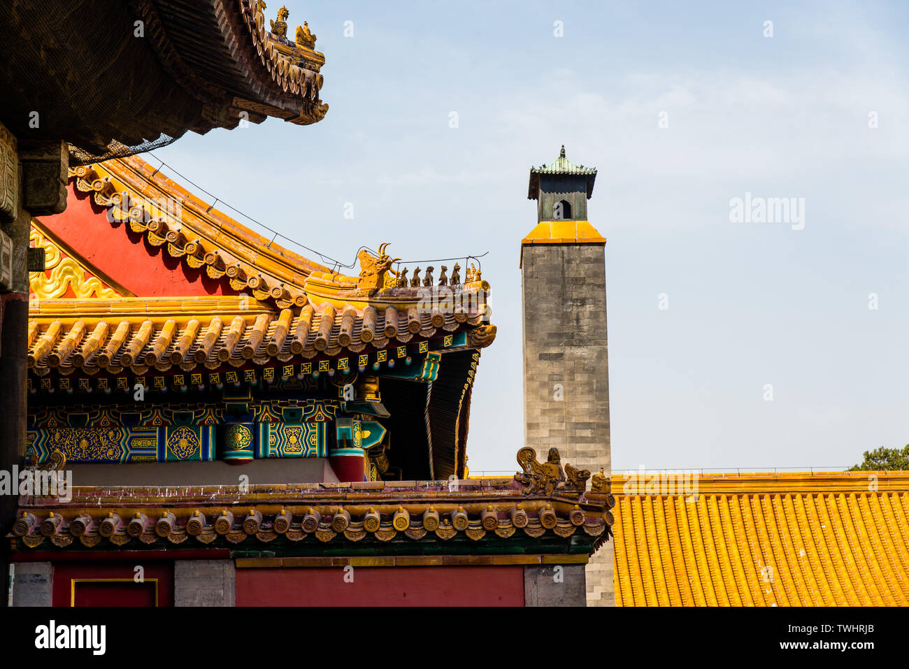 Der königliche Palast Pavillon im verboten Stadt in Peking Stockfoto