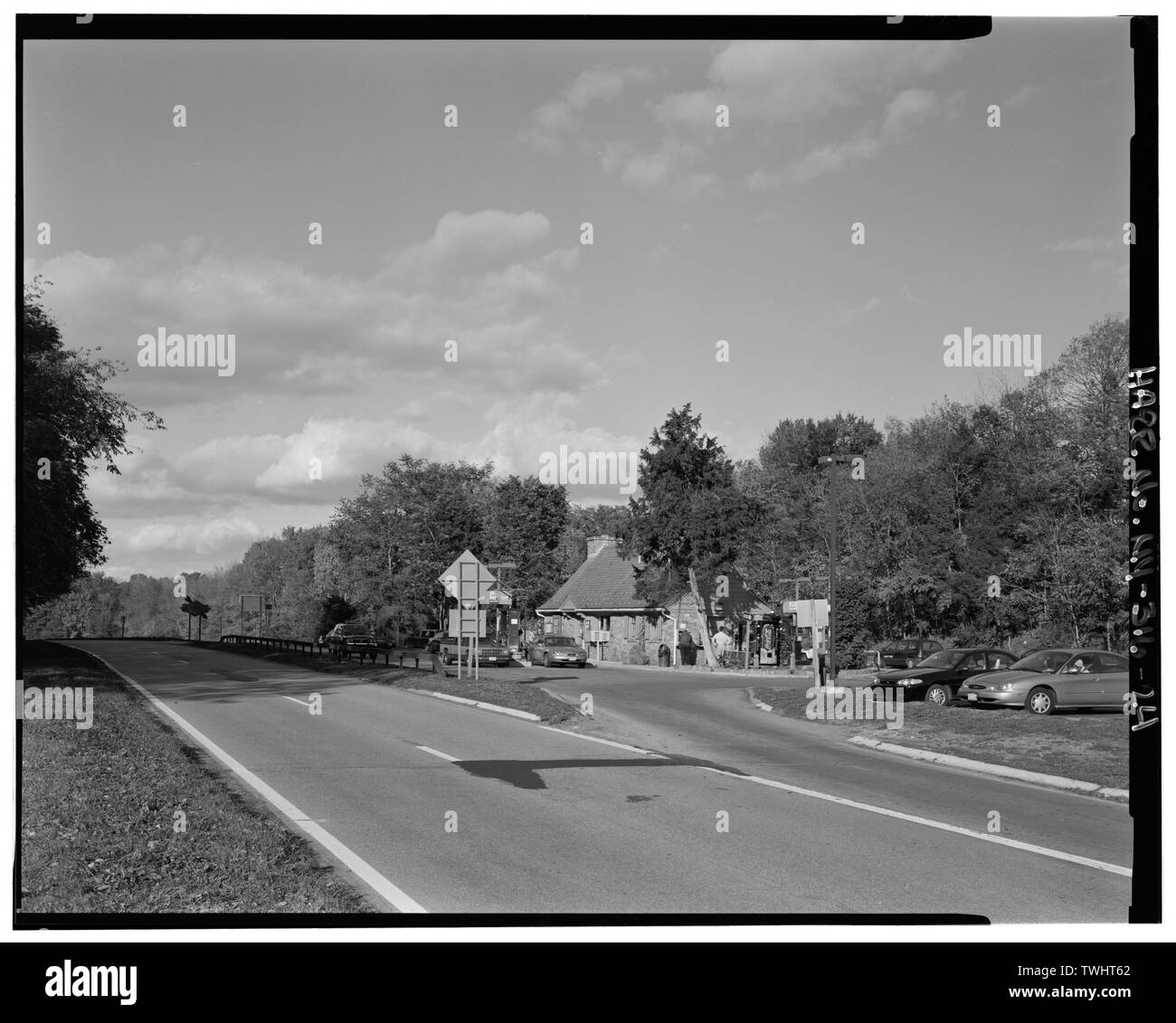 SHENANDOAH SERVICE STATION, NE. - Taconic State Parkway, Poughkeepsie, Dutchess County, NY Stockfoto