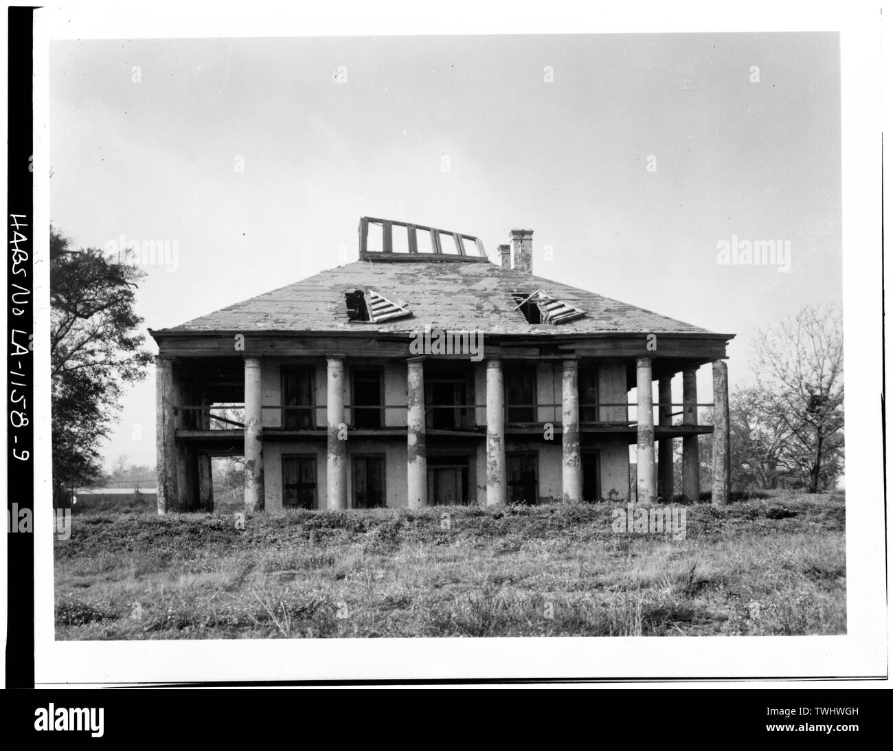 Seite - Seven Oaks Plantation, Westwego, Jefferson Parish, LA Stockfoto