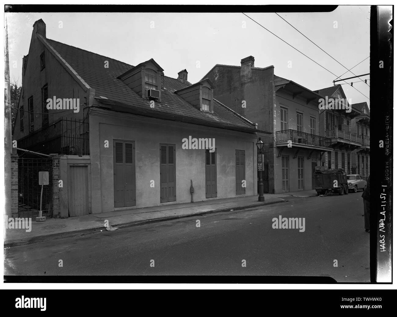 Seitliche und vordere-Latour und Laclotte's Atelier, 625-627 angegebenen Nummern Dauphine Street, New Orleans, Orleans Parish, LA; Preis, Virginia B, Sender; Koch, Richard, Fotograf Stockfoto