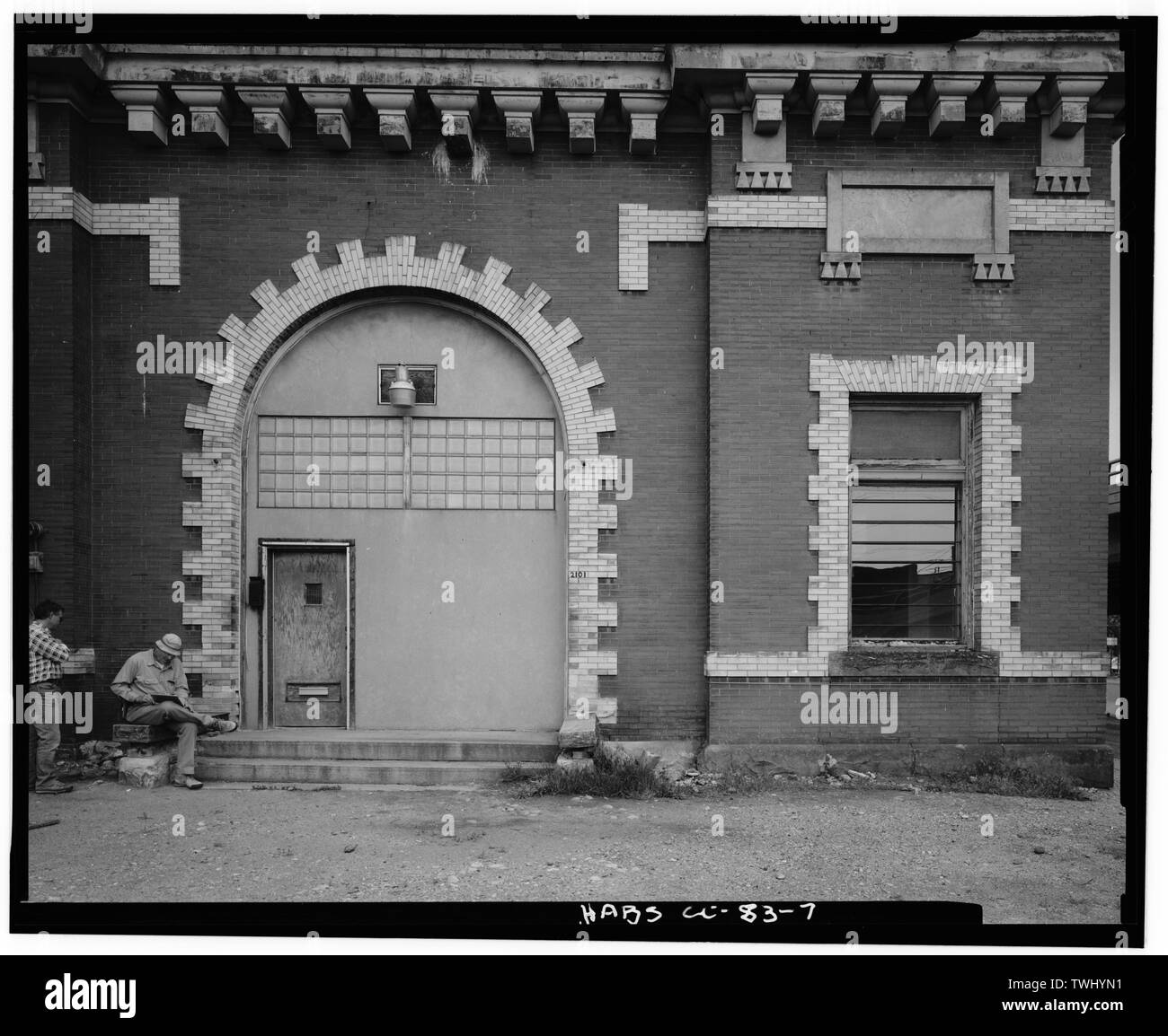 Seite, auf der Suche nach Südosten Moffat Station, 2101 15th Street, Denver, Denver County, CO Stockfoto