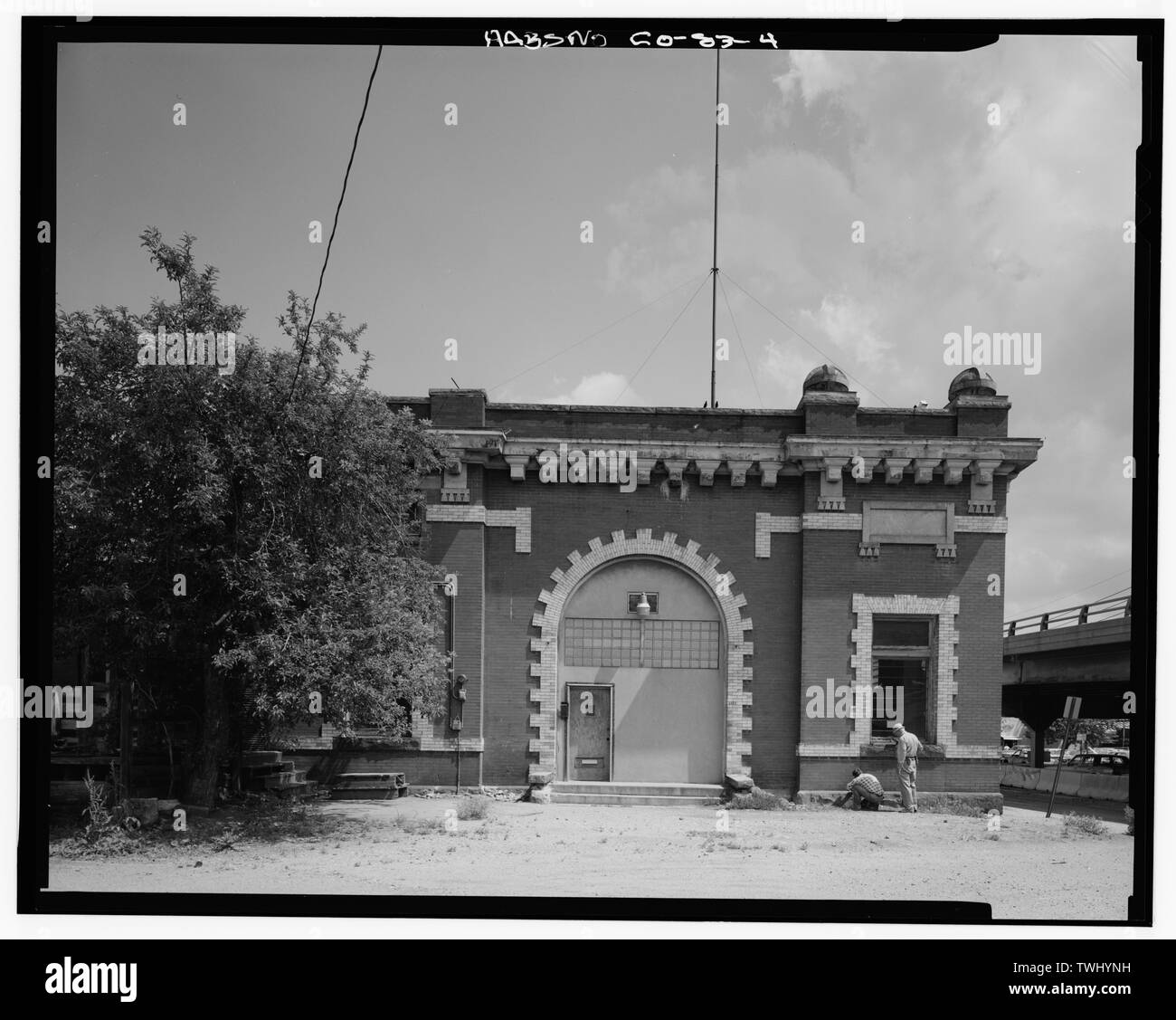 Seite, auf der Suche nach Südosten Moffat Station, 2101 15th Street, Denver, Denver County, CO Stockfoto